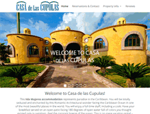 Tablet Screenshot of casadelascupulas.com